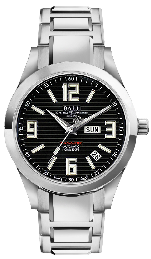 Ball Engineer II Arabic Chronometer Black Dial Men's Watch  NM2026C-S2CA-BK