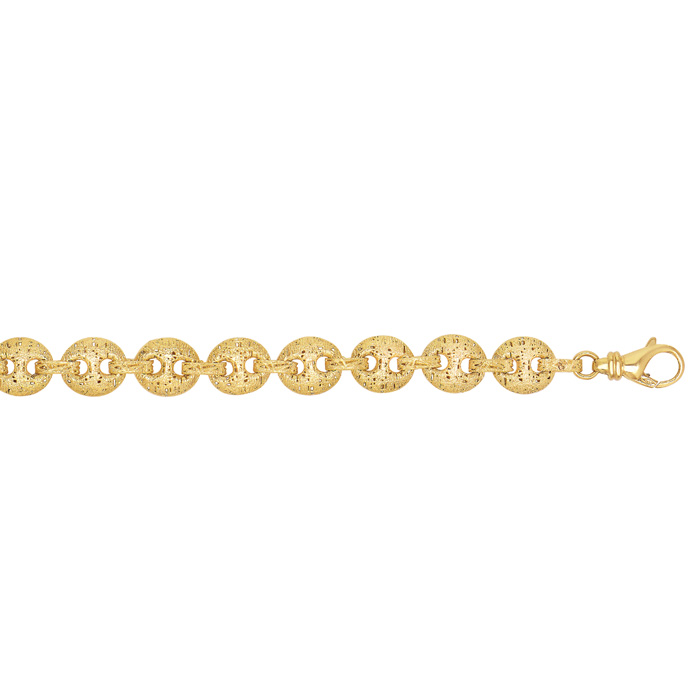 14k Yellow Gold (0.9 g) Mariner Link Bracelet, 7.5 Inches by SuperJeweler