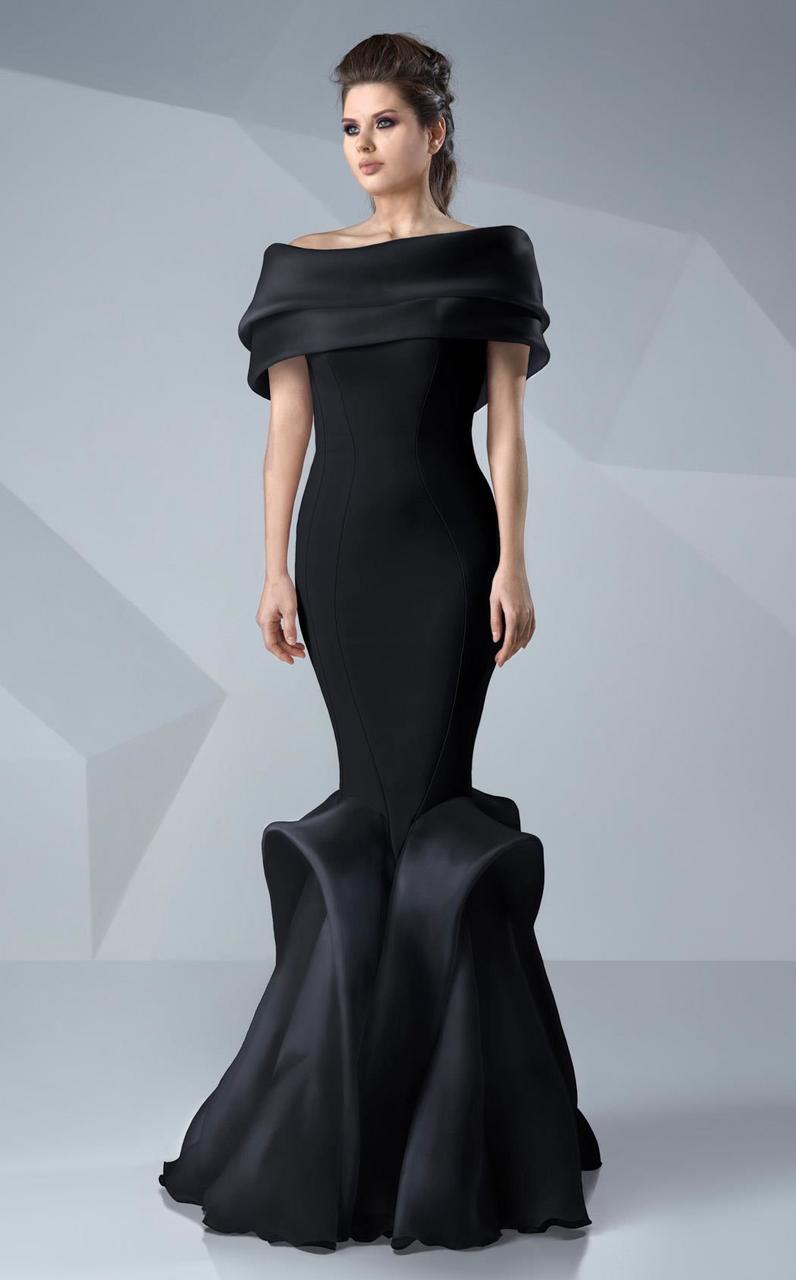 MNM Couture - Sleek Off-Shoulder Mermaid Dress G0620