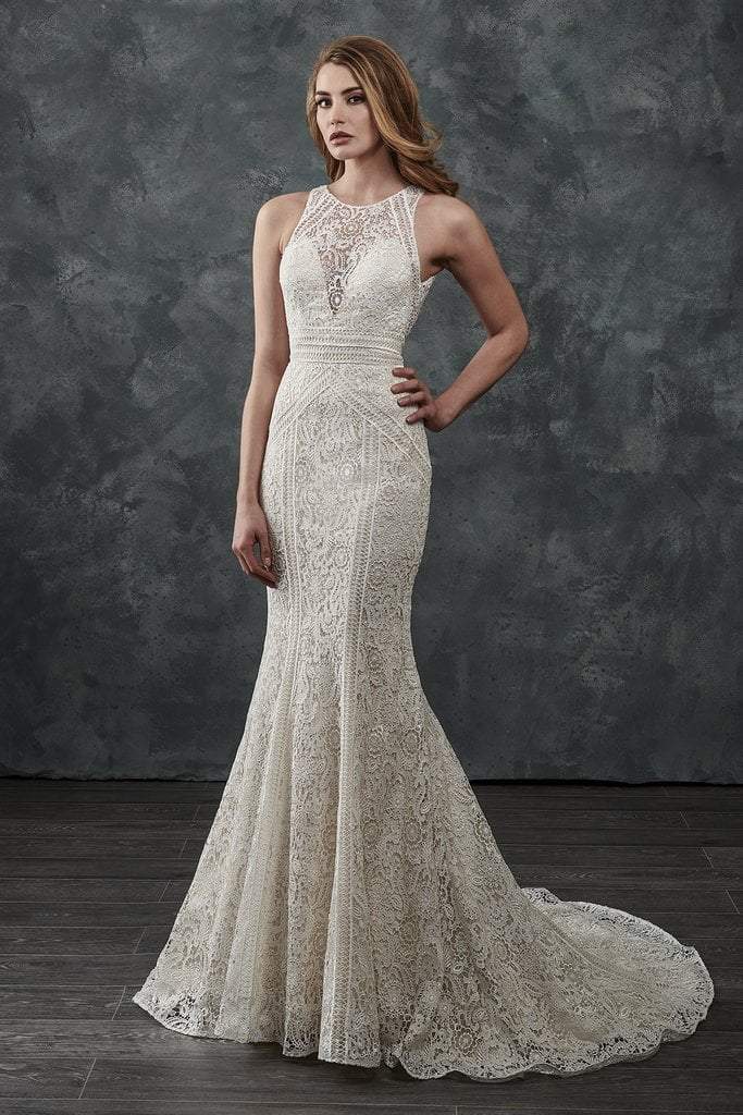 Rachel Allan Bridal - M656 Classy Crochet Lace Mermaid Wedding Dress