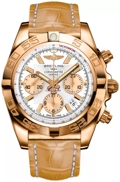 Breitling Chronomat 44 Silver Dial Men's Watch HB011012/G687-745P