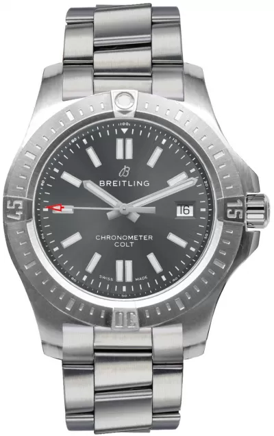 Breitling Chronomat Colt Automatic Grey Dial Men's Watch 41 A17313101F1A1