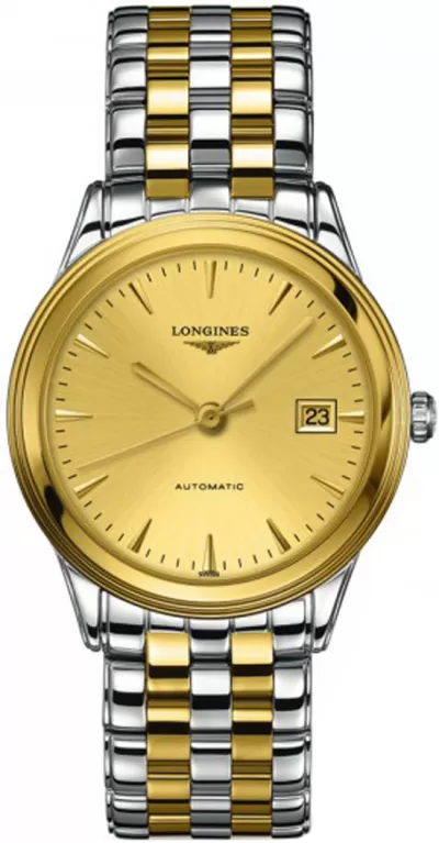 Longines Flagship Automatic Gold Dial Men's Watch L4.874.3.32.7