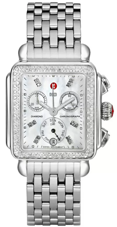 Michele Deco Dial Women's Diamond Watch MWW06P000099