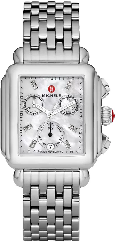 Michele Deco Luxury Diamond Women's Watch on Sale MWW06P000014