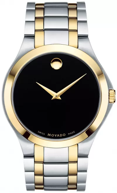 Movado Serio Men's Gold Watch 0607284