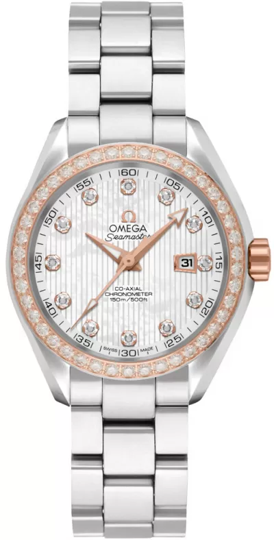 Omega Seamaster Aqua Terra Diamond Women's Luxury Watch 231.25.34.20.55.003