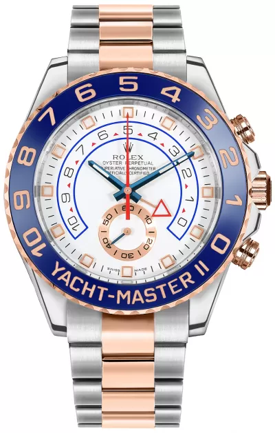Rolex Yacht-Master II Oystersteel & Everose Gold 44mm Men's Watch 116681