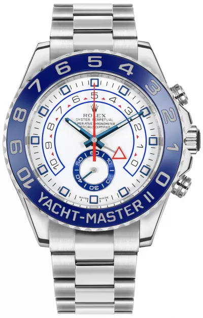 Rolex Yacht-Master II White Dial Men's Luxury Watch 116680