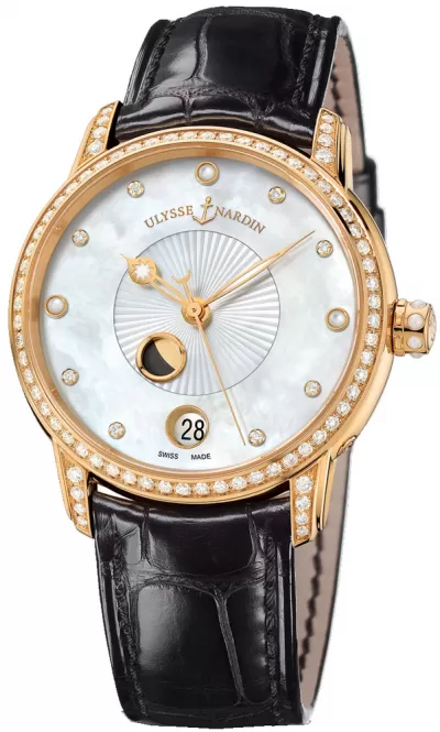 Ulysse Nardin Classico Luna Luxury Women's Watch 8296-123BC-2/991
