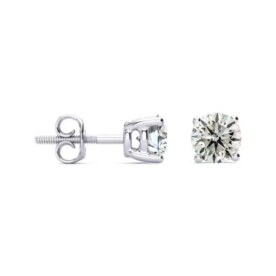 1.5 Carat Classic Quality Diamond Stud Earrings in Platinum,  by SuperJeweler